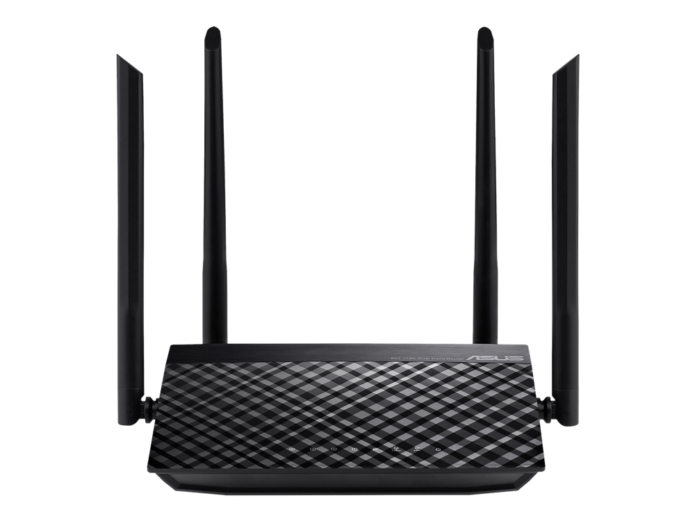 Asus Rt Ac1200 Trådlös Router 4 Ports Switch Wi Fi 5 Dubbelband