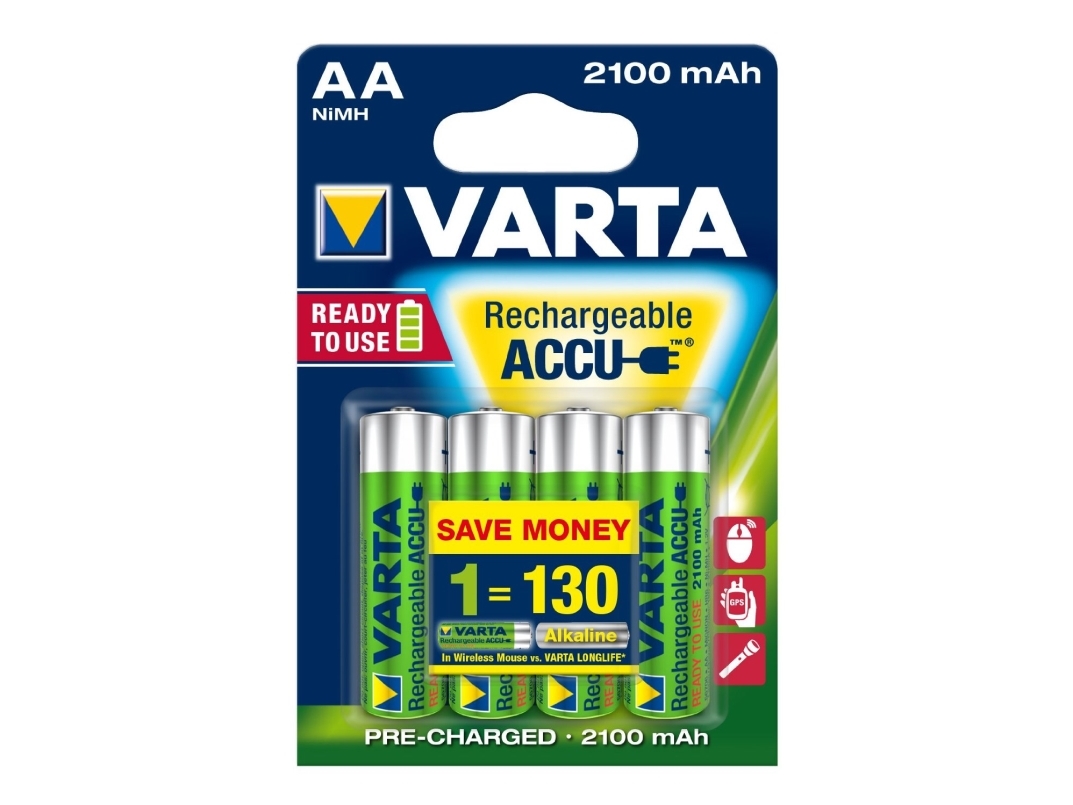 Varta Professional - Batteri 4 X Aaa - Nimh - (Uppladdningsbara) - 1000 Mah