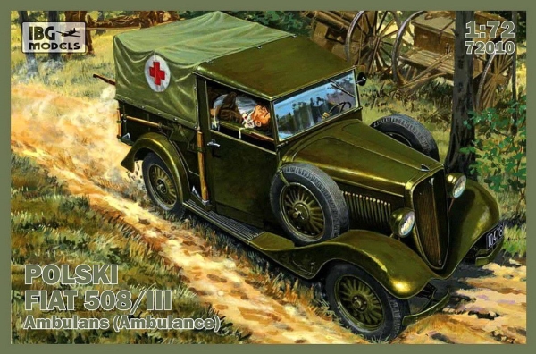 Ibg Models Polish Fiat 508 Iii Ambulance # 72010