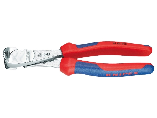 Knipex 67 05 140, Hovtang, Kromvanadiumstål, Plast, Blå, Rød, 140 Mm, 176 G