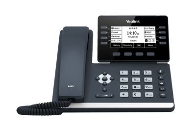 Yealink Sip T53 Voip Telefon Med Bluetooth Interface Med Opkalds Id 3 Vejs Opkaldskapacitet Sip Sip V2 Srtp Klassisk Grå