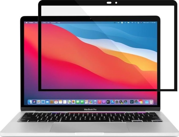 Moshi Ivisor Xt Skarmskydd För Barbar Dator Borttagbar 13  " Svart För Apple Macbook Air 13.3 Tum Macbook Pro 13.3 Tum