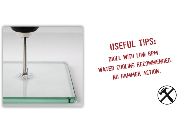 Irwin 10507909 Boremaskine Spade Borehoved Glas Rustfrit Stål Sds Plus Skaft