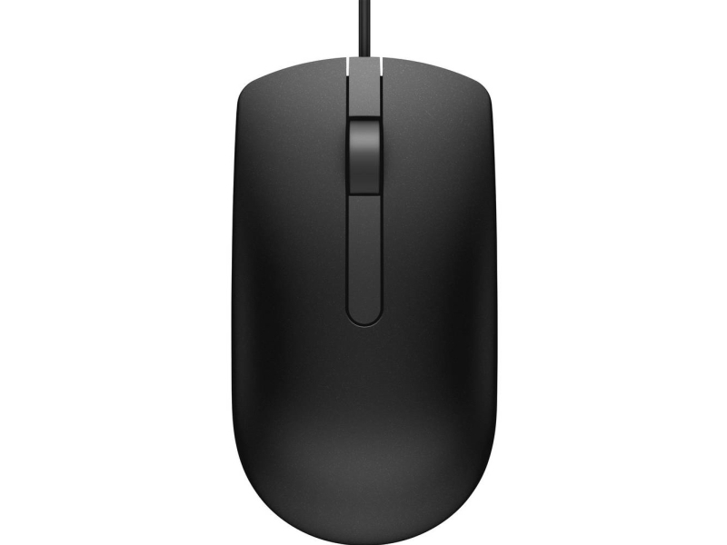 Dell Ms116 Ambidextrous Optisk Usb Type A 1000 Dpi Svart