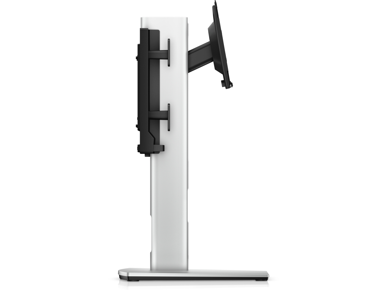 Dell Micro Form Factor All In One Stand Mfs22 Stall För Bildskarm/pc 19  " 27  " Silver För Optiplex 30xx 50xx 70xx