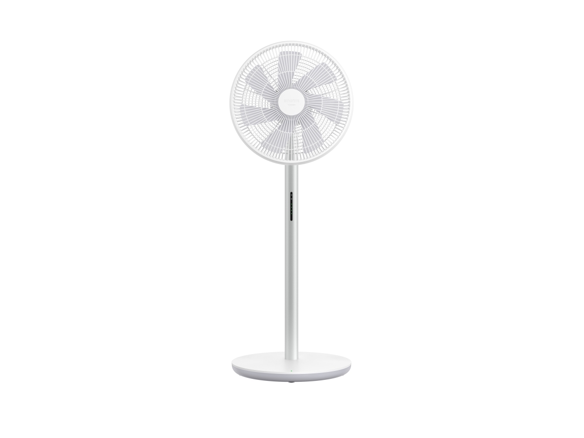Xiaomi Smartmi Pedestal Fan 3 Bladflakt För Hushållsbruk Vit Golv 29 Db Batteri Litium Ion Li Ion