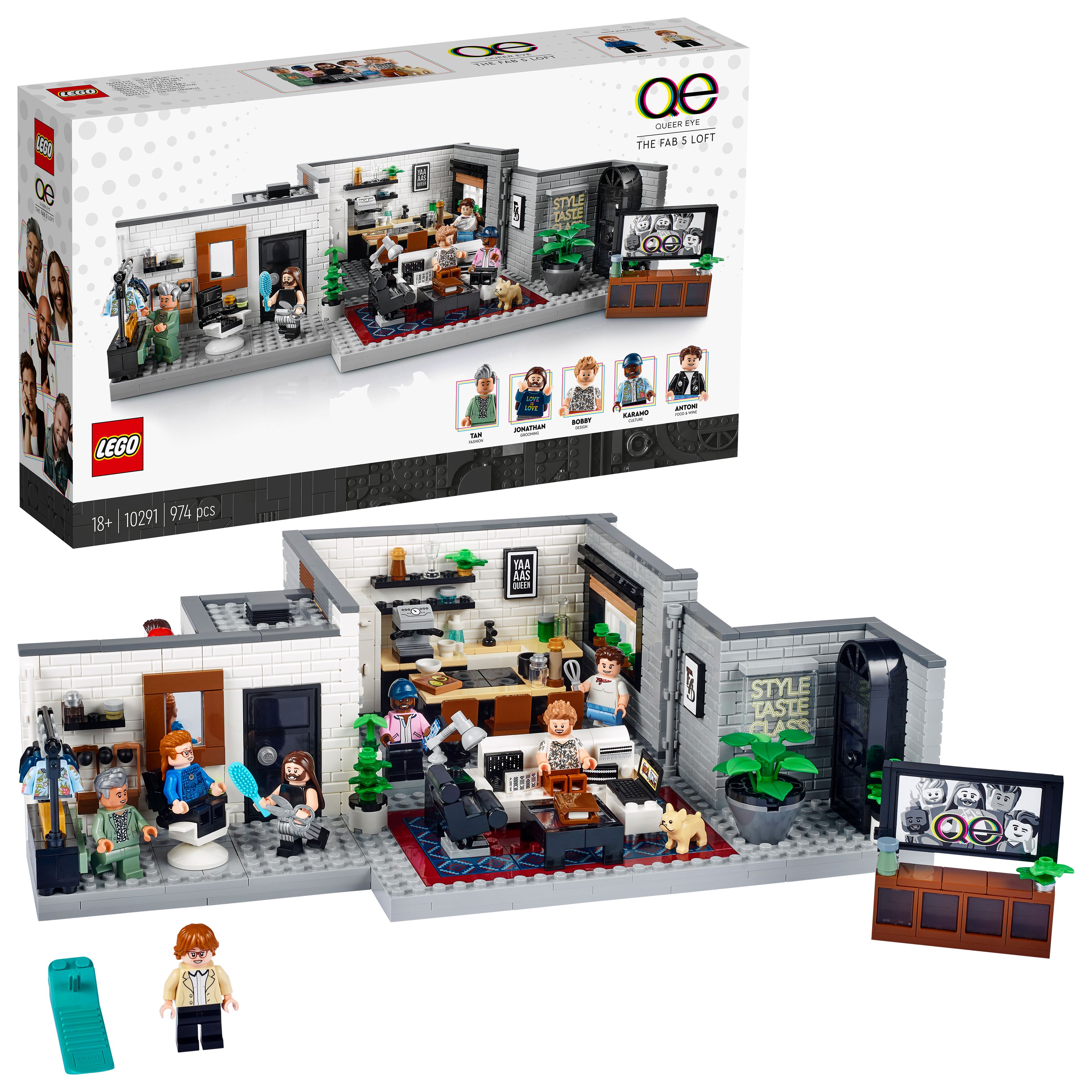 Lego Creator Expert 10291 Queer Eye Fab 5:s Våning