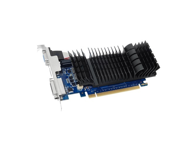 Asus Gt730 Sl 2gd5 Brk Grafikkort Gf Gt 730 2 Gb Gddr5 Pcie 2.0 Låg Profil Dvi D Sub Hdmi Flaktlös
