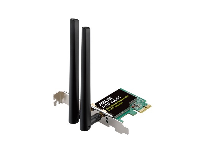 Asus Pce Ac51 Natverksadapter Pcie Låg Profil Wi Fi 5
