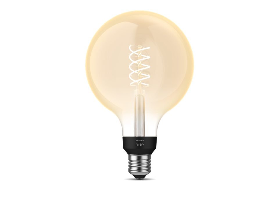 Philips Hue White Filament G125 Globe E27 Glödlampa