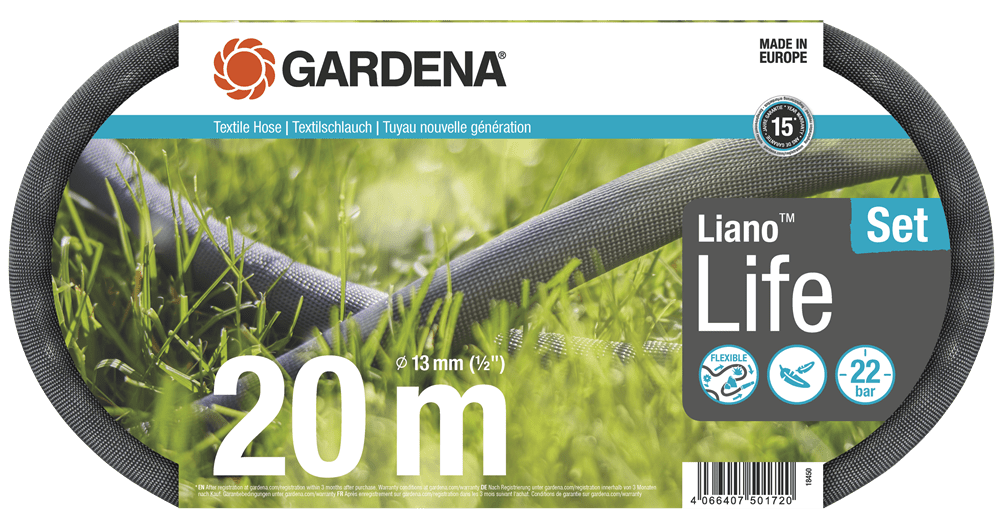 Gardena Haveslange Liano Life 20 M. – Sæt