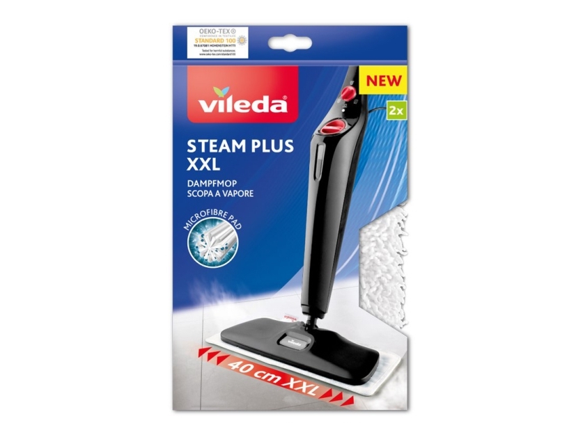 Vileda Steam Kludemåtter Hvid Mikrofiber 400 Stk