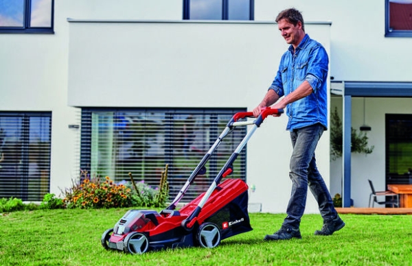 Einhell Ge-Cm 36/34-1 Li-Solo, Manuel Plæneklipper, 33,5 Cm, 2,5 Cm, 6,5 Cm, 30 L, 4 Hjul – Solo