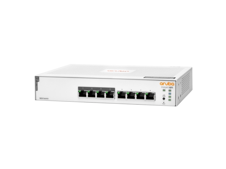 Hpe Aruba Instant 1830 Class4 Poe 65w Switch Switch Smart 100 1000 + 100 1000 Poe+ Desktop Monterbar Stativ
