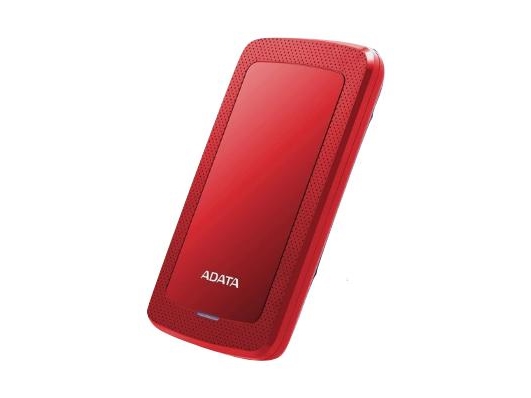 Adata Hd330 Harddisk 2 Tb Ekstern Bærbar Usb 3.1 256 Bit Aes Rød