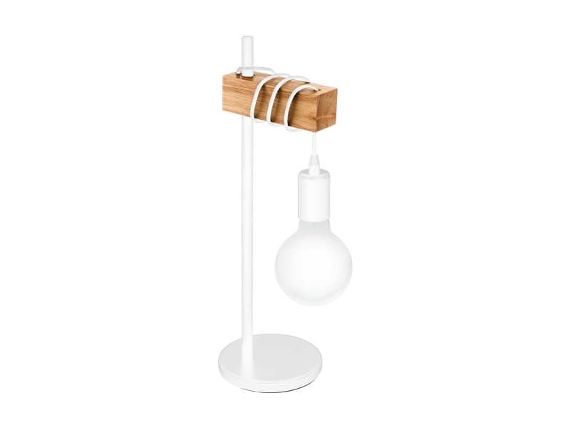 Eglo Townshend Bordlampe Egetræsfarvet & Hvid