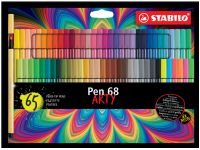 Fiberpen Stabilo Pen 68 Arty med 65 stk. ass. farver Skriveredskaper - Fiberpenner & Finelinere