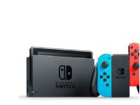 Nintendo Switch with Neon Blue and Neon Red Joy-Con - Spillkonsoll - Full HD - svart, neonrød, neonblå Gaming - Spillkonsoller - Playstation 4
