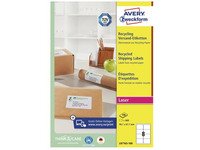 Avery QuickPEEL Recycled Labels - Permanet adhesiv - naturlig hvitt - 67.7 x 99.1 mm 800 etikett(er) (100 ark x 8) adresselapper Papir & Emballasje - Emballasje - Etiketter og etiketter