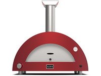 Bilde av Alfa Forni Moderno 3 Pizze Hybrid Rød