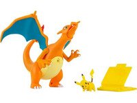 Pokémon Charizard Deluxe Feature Figure Pikachu with Launcher Andre leketøy merker - Pokémon