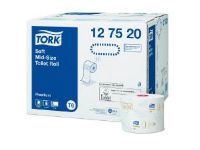 Bilde av Toiletpapir Tork Soft Mid-size T6 Premium 2-lag Hvid 90m - (27 Ruller Pr. Karton)