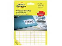 Avery Multi-Purpose Labels 3306 - Selv-adhesiv - hvit - 8 x 13 mm 3712 stk merkelapper Papir & Emballasje - Markering - Etiketter og Teip