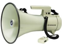 Monacor TM-35 Megafon med håndmikrofon, med holdesele, Integreret lyd Utendørs - Outdoor Utstyr - Megafoner