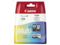 Canon PG-540 / CL-541 Multipack - 2-pack - 8 ml - svart, färg (cyan, magenta, gul) - original - bläckpatron - för PIXMA MG3150, MG3510, MG3550, MG3650, MG4250, MX395, MX475, MX525, MX535, TS5150, TS5151