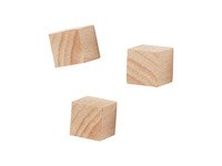 Bilde av Whiteboard Magnet. Ikke Super-stÆrk. Cube Wood. Træ 3 Stk.