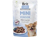 Brit Care Mini with Venison fillets in gravy 85 g - (24 pk/ps) Kjæledyr - Hund - - Våt hundemat