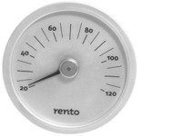 Bilde av Rento Badstuetermometer, Aluminium, Rundt