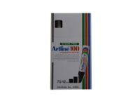 Marker Artline® 100 permanent sort 7,5-12mm - (6 stk.) Skriveredskaper - Markør - Permanenttusj