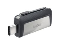 SanDisk Ultra Dual - USB-flashstasjon - 32 GB - USB 3.1 / USB-C PC-Komponenter - Harddisk og lagring - USB-lagring