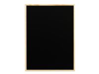 Kridttavle 80x60 cm sort med træramme interiørdesign - Tavler og skjermer - Oppslagstavler