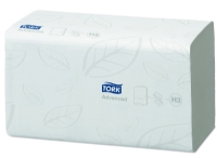 Håndklædeark Tork H3 Advanced Singlefold 2-lag hvid - (15 pakker x 250 stk.) Rengjøring - Tørking - Håndkle & Dispensere