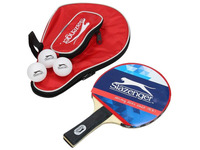 Slazenger - Bordtennisballtre med 3 baller og bag