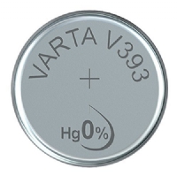 Varta -V393, Engangsbatteri, Silver-Oksid (S), 1,55 V, 1 stykker, Hg (kvikksølv), Sølv PC tilbehør - Ladere og batterier - Diverse batterier