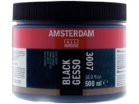 Amsterdam Svart gips 3007 krukke 500 ml Hobby - Kunstartikler - Tilsetningsstoffer