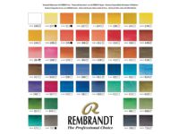 Rembrandt Watercolour metal tin set | 48 pans + brush Hobby - Kunstartikler - Markører