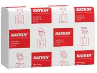 Håndklædeark Katrin Non-Stop Z-fold 2-lag L24.0xB20.6xD8.5cm Nyfiber Hvid,18 pk x 150 stk/krt Rengjøring - Tørking - Håndkle & Dispensere