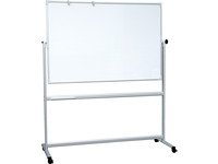 Whiteboard Mobil og vendbar 100×200 cm magnetisk med aluminiumsstel og ramme inkl. pennebakke interiørdesign - Tavler og skjermer - Tavler