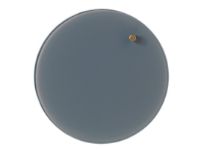 Magnetisk NAGA glastavle cirkel Ø25 cm grå interiørdesign - Tavler og skjermer - Glasstavler