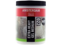 Amsterdam Extra heavy gel medium matt 022 jar Hobby - Kunstartikler - Tilsetningsstoffer