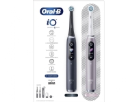 Bilde av Oral-b Electric Toothbrush Io 9 Series Duo Rechargeable For Adults Number Of Brush Heads Included 2 Black Onyx/rose Number Of Teeth Brushing Modes 7