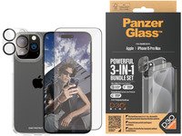 PanzerGlass™ | 3-i-1 beskyttelsespakke | Apple iPhone 15 Pro Max Tele & GPS - Mobilt tilbehør - Deksler og vesker