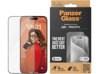 PanzerGlass™ | Skjermbeskytter - Ultra-Wide Fit | Apple iPhone 15 Pro Tele & GPS - Mobilt tilbehør - Skjermbeskyttelse