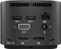 HP® | Thunderbolt Dock G4 - Dockningsstation - HDMI, 2 x DP, Thunderbolt, USB-C - GigE, 2,5 GigE - 120 Watt - Sort