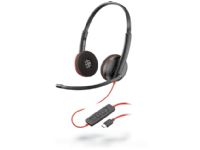 Poly Blackwire C3220 USB-C - 3200 Series - hodesett - on-ear - kablet - USB-C - lydisolerende - svart TV, Lyd & Bilde - Hodetelefoner & Mikrofoner