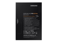 Samsung 970 EVO Plus MZ-V7S2T0BW - SSD - kryptert - 2 TB - intern - M.2 2280 - PCIe 3.0 x4 (NVMe) - buffer: 2 GB - 256-bit AES - TCG Opal Encryption 2.0 PC-Komponenter - Harddisk og lagring - SSD